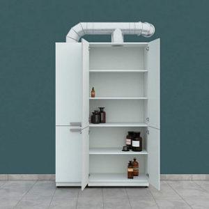 ШКАФ ДЛЯ РЕАКТИВОВ ЛК-400 ШР  (РАЗМЕР ШXГXВ, ММ 400х450х2010)
