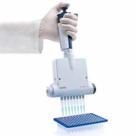 Многоканальная пипетка Pipet-Lite с регулируемым шагом LA8-1200XLS (6 каналов, объем пробы 100–1200 мкл)