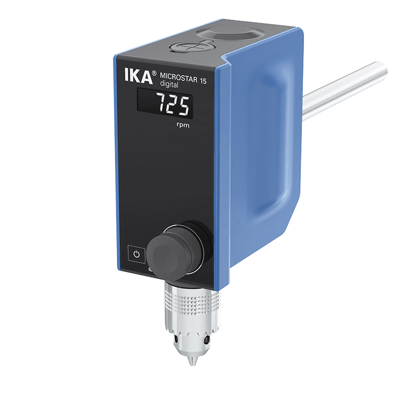 Верхнеприводная мешалка IKA MICROSTAR 15 digital (объем 10л., момент 15 Н·см)