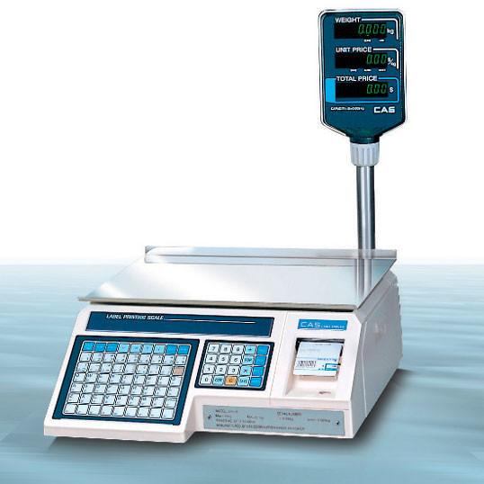 Торговые весы CAS LP-30 (макс. предел 30 кг., дискретность. 10г.)