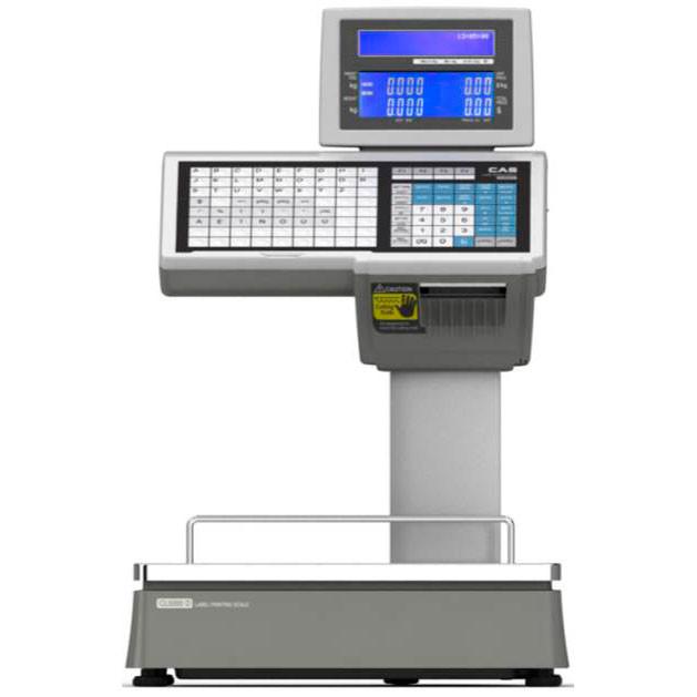 Торговые весы CAS CL5000-30D с печатью этикеток (макс. предел 30 кг., дискрет. 10г.)