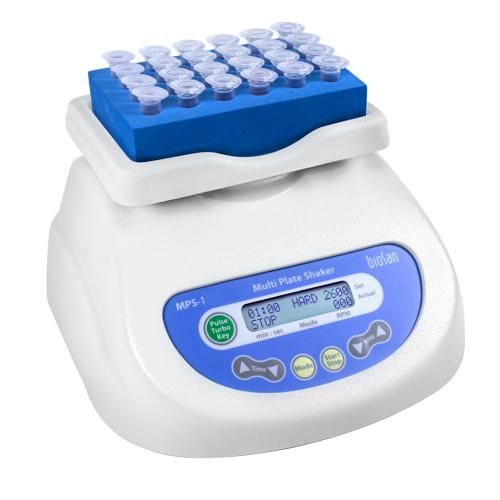 Высокоскоростной шейкер для планшетов и пробирок Biosan MPS-1 (скорость от 300 до 3200 об/мин., амплитуда 2мм)