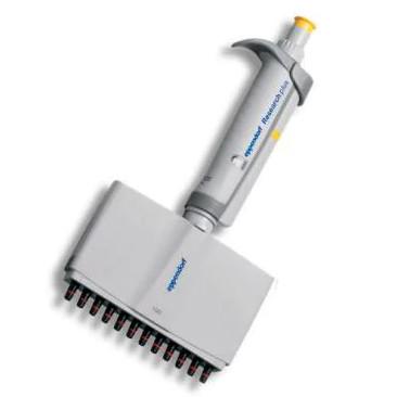 Многоканальная пипетка Eppendorf Research plus объем 30 – 300 мкл, 12 каналов