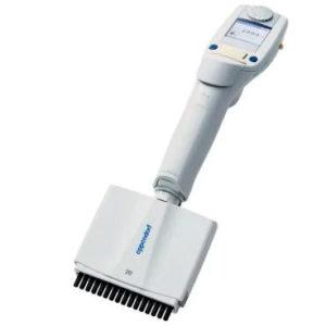 Многонаканальная пипетка Eppendorf Xplorer plus объем 5 – 100 мкл, 16 каналов, светло-желтые
