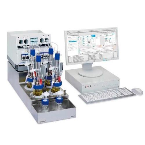 Система мини-биореактора Eppendorf DASbox (для микробиологии, макс. подача газа 25 ст. л/ч, 24-модуля, для одноразовых сосудов)