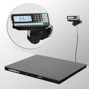 Весы платформенные с печатью этикеток Масса К 4D-PM-2-500-RP