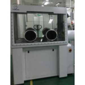Перчаточный бокс (рабочая станция) с системой газоочистки и с двумя перчаточными портами с двух сторон, модель 2GBS-2