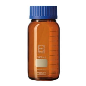 Бутылка Duran® GLS 80® Protect для реактивов с широким горлом и винтовой крышкой из темного стекла
