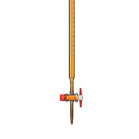 Бюретка DURAN® с краном PTFE, из темного стекла, класс точности AS