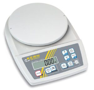 Прецизионные весы Kern EMB 2000-2V, 2000 г / 0,01 г, с функцией определения плотности, с круглой подставкой