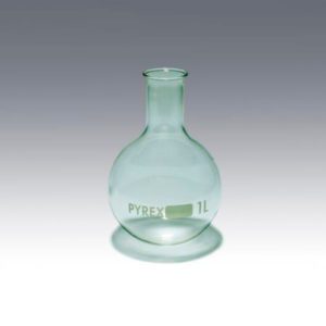 Колбы Scilabware, для кипячения с круглым дном, узкогорлые, Pyrex®