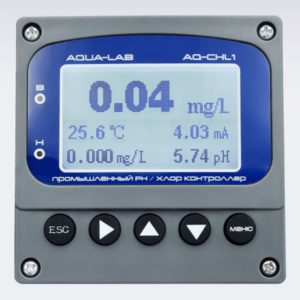 AQUA-LAB AQ-CHL1 цифровой промышленный контроллер рН и хлора