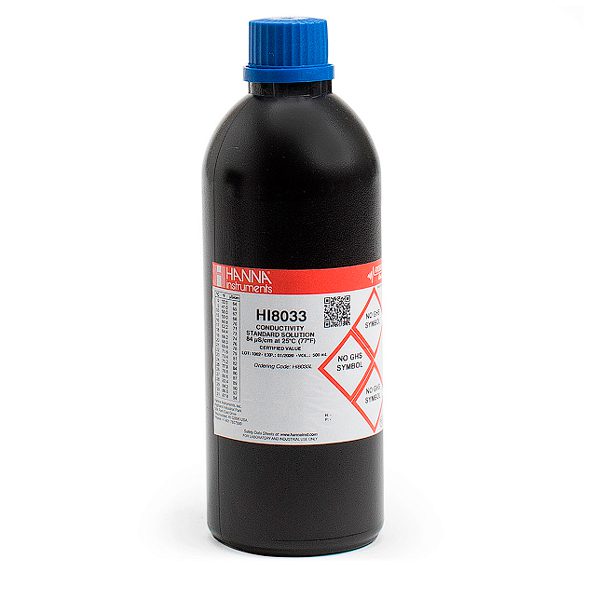 Раствор HI8033L для калибровки 84 мкСм/см, 500 мл N/V FDA