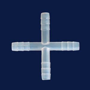 Соединитель для шлангов ISOLAB, X-образный, Ø 6 мм, PP