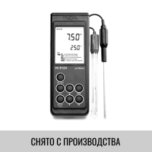 HI9124 портативный влагозащищенный рН-метр с электродом HI1230В