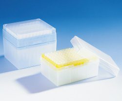 Наконечники для пипеток VITLAB, в низкой упаковке, нестерильные, 2,0-200 мкл, PP