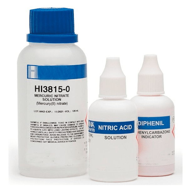HI3815-100 набор реактивов к набору HI3815 (определение хлорида) DGR
