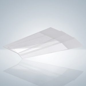 Предметное стекло для микроскопа Hirschmann 76х26 мм, толщина 0,95-1,05 мм, отшлифованные края, двойное матовое покрытие, тропическая упаковка