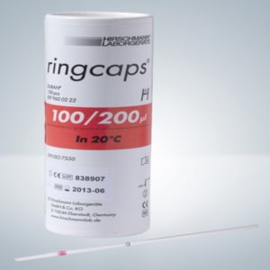 Одноразовые капиллярные пипетки Ringcaps Hirschmann, 100 мкл / 200 мкл