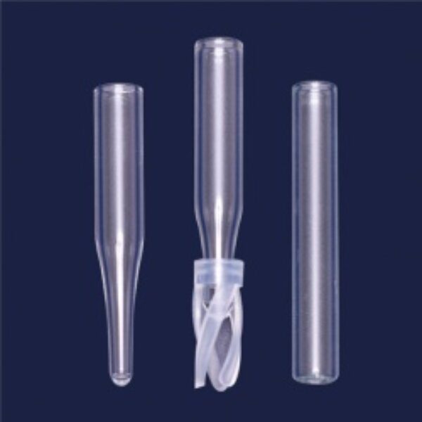 Вставка ISOLAB для виал N9, 0,3 мл, 5,8 x 31,5 мм, плоское основание, стекло