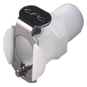 Муфта с клапаном Burkle, резьбовое соединение 1/4 NPT, POM