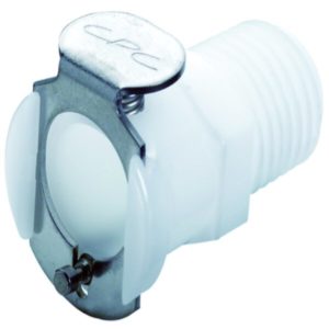 Муфта с клапаном Burkle, резьбовое соединение 1/4 NPT, PP