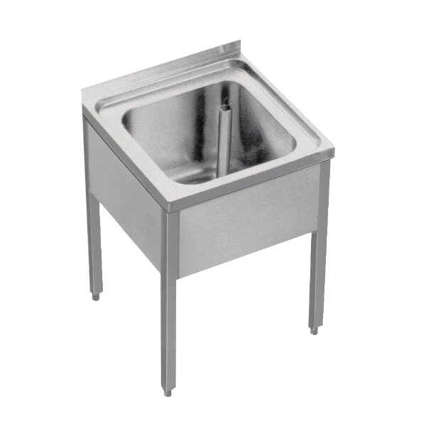 Стол для раковины со сливом Bochem, 500x600x660 мм, нержавеющая сталь