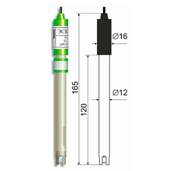 Электрод лабораторный ЭСК-10307