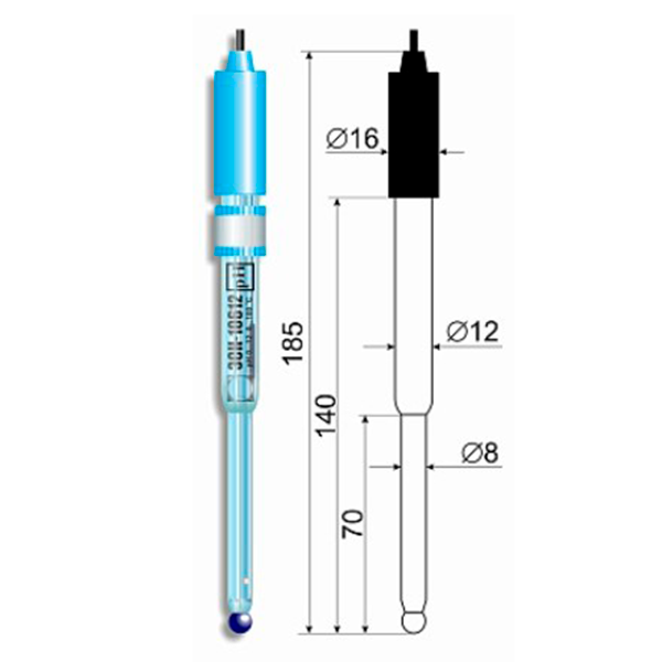 Электрод лабораторный ЭСК-10612