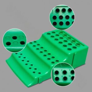 Штатив для микропробирок комбинированный 0,2 мл/0,5 мл/1,5 мл, 43 гн, 3-х уровн., п/п, уп. 1 шт.